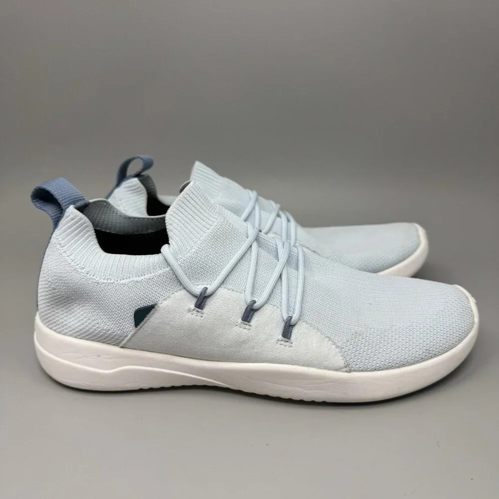 Vessi Cityscape Classic Shoes Womens 9 Blue Athletic Comfort Knit Sneakers